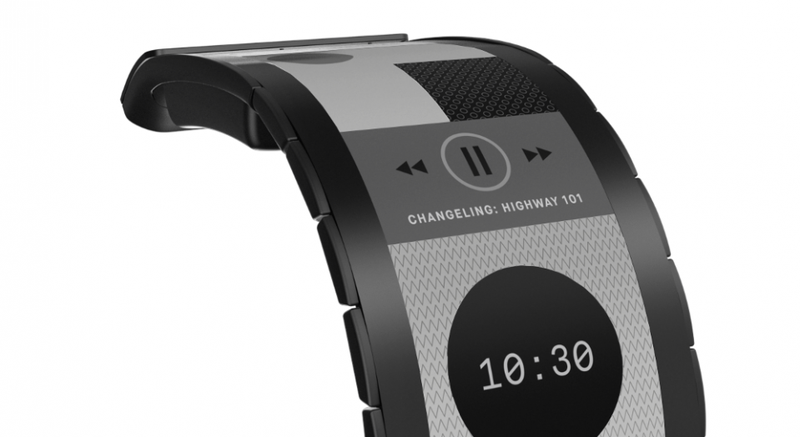 Illustration for article titled Toda la superficie de este nuevo smartwatch es una pantalla táctil flexible